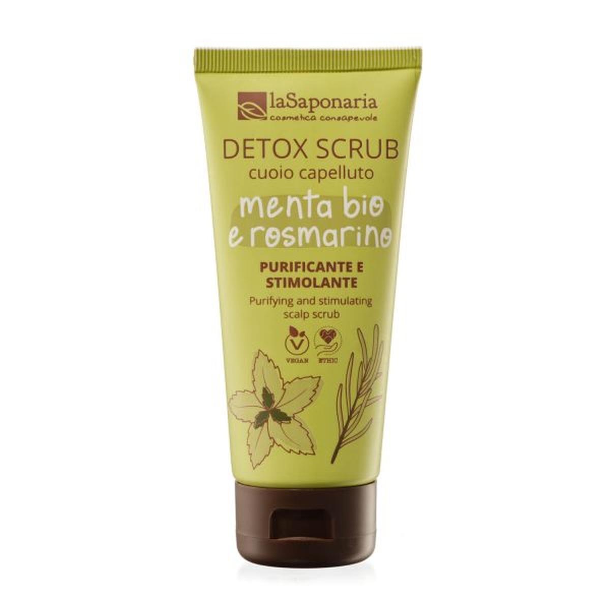 La Saponaria Scrub cuoio capelluto Detox Rosmarino 100ml
