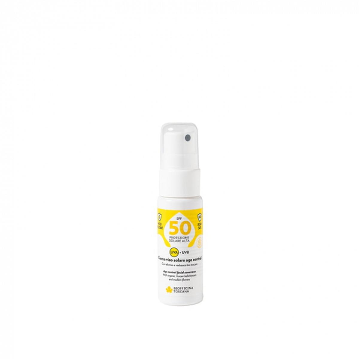 Biofficina Toscana Crema viso solare age control SPF50 50ml