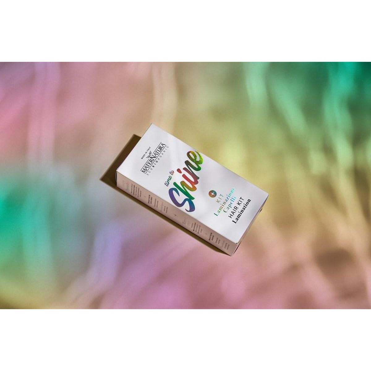 Maternatura Kit Laminazione capelli per capelli sfibrati con cheratina vegetale