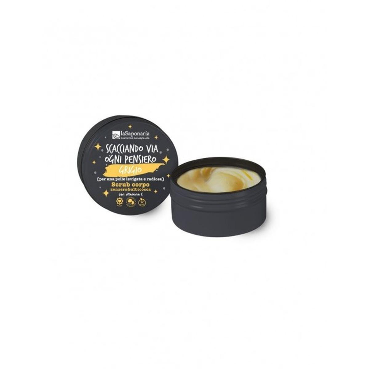 La Saponaria Scrub Corpo Zenzero Albicocca con Vitamina C 75ml