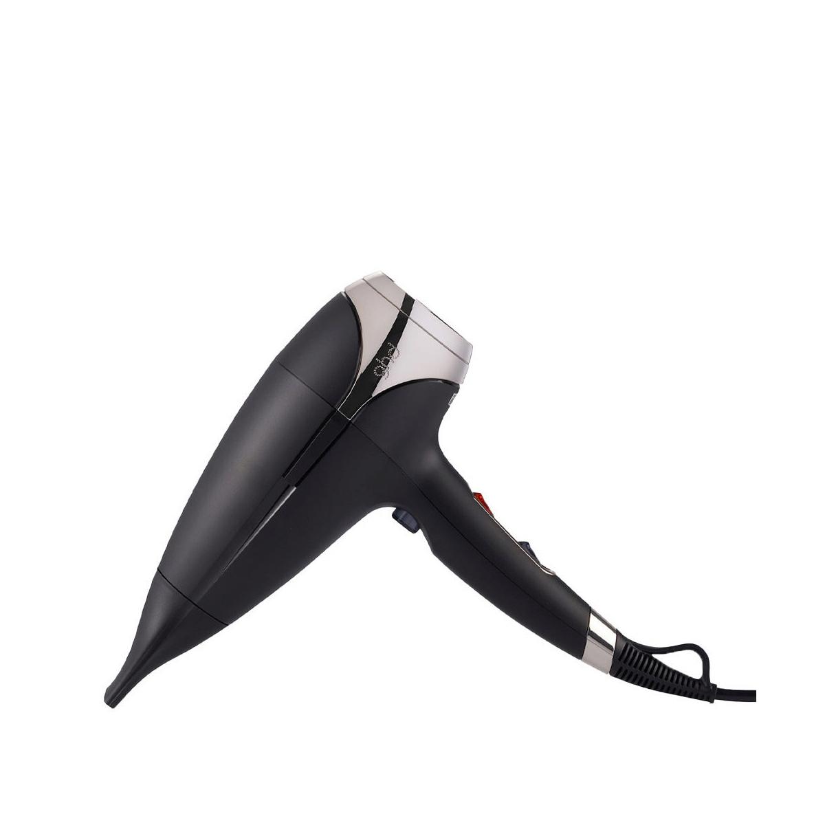 ghd Helios Black | Asciugacapelli Professionale Nero per Styling Veloce e Brillante
