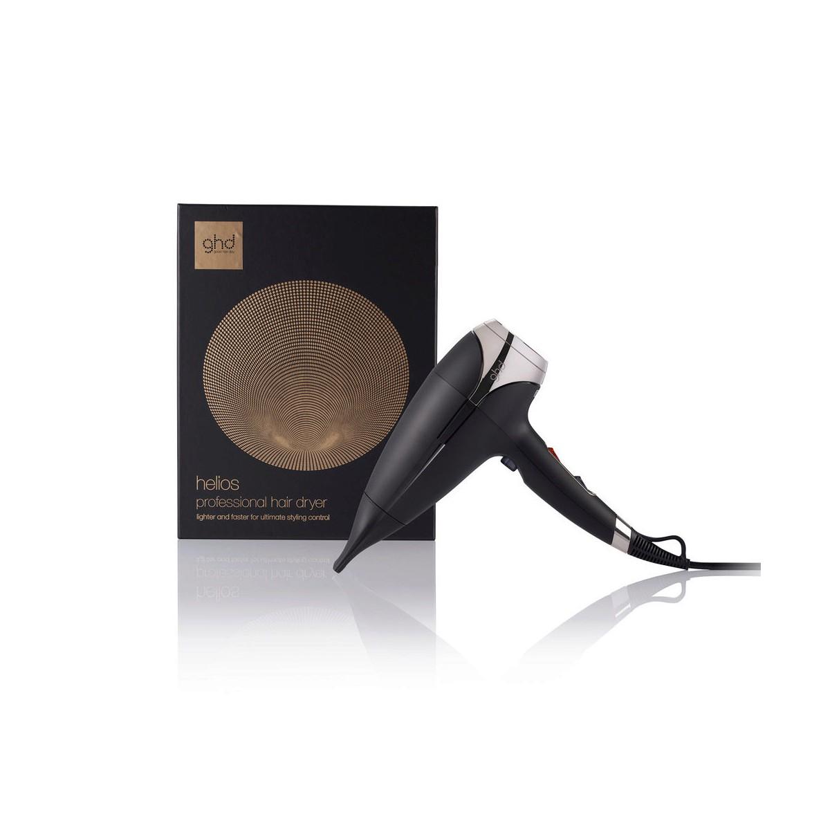 ghd Helios Black | Asciugacapelli Professionale Nero per Styling Veloce e Brillante
