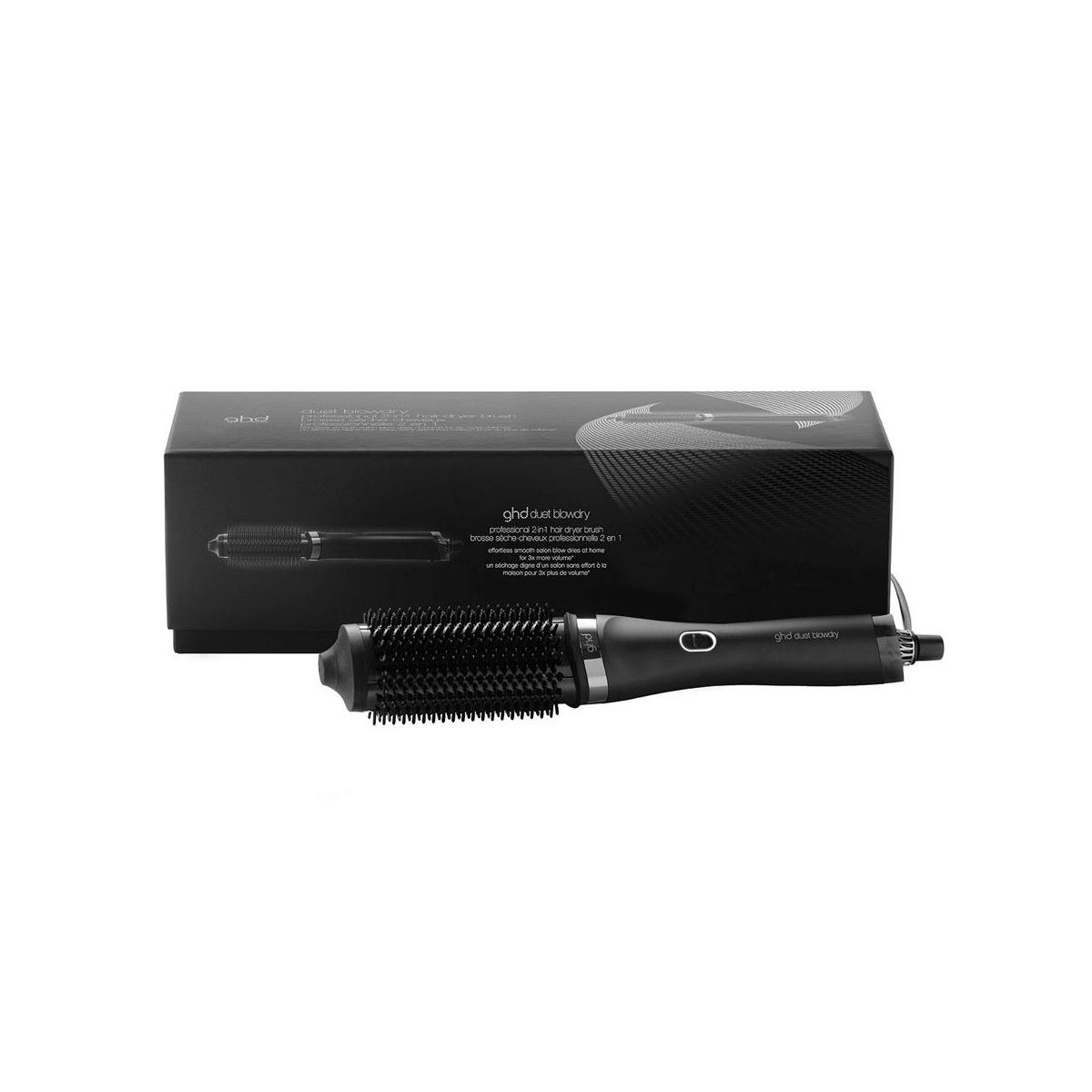 ghd Duet Blowdry Black | Spazzola Asciugacapelli 2 in 1 per Styling Liscio, Morbido e Voluminoso