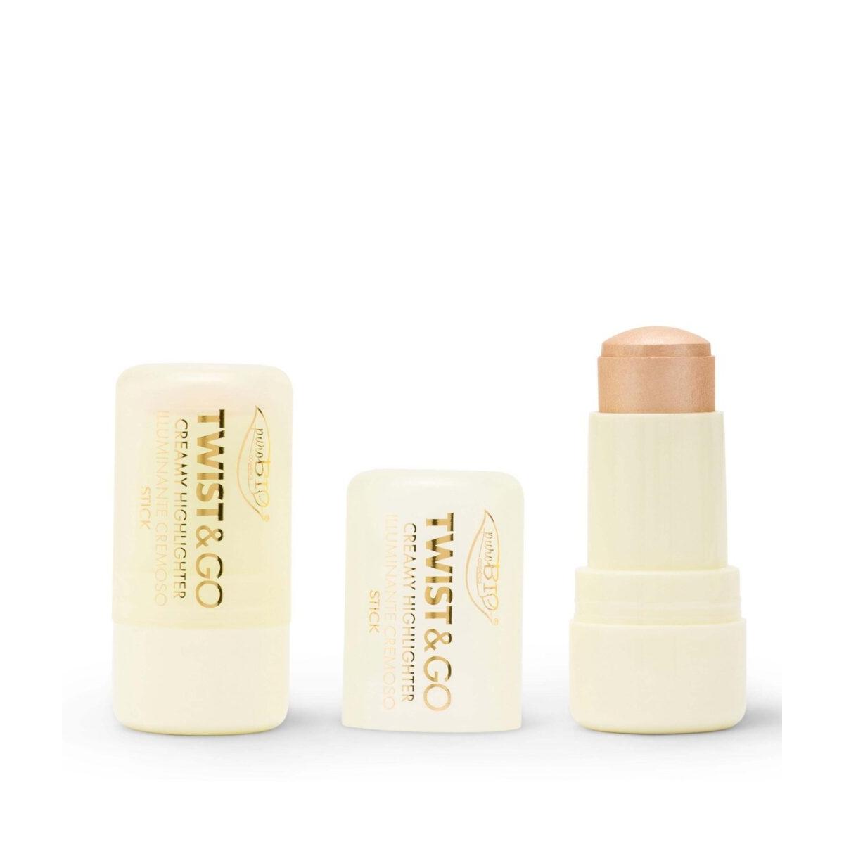 PUROBIO Twist & Go - Illuminante Cremoso in Stick 01 Prosecco