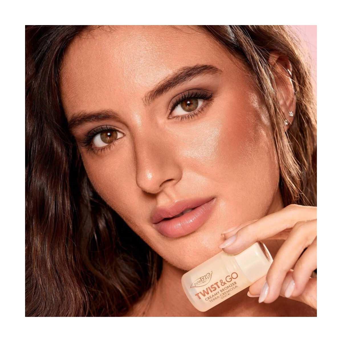 PUROBIO Twist & Go - Terra Cremosa in Stick 02 Biscuit