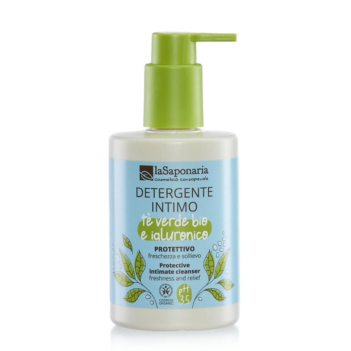 La Saponaria Detergente intimo Protettivo - Tè verde Bio & Ialuronico 250ml