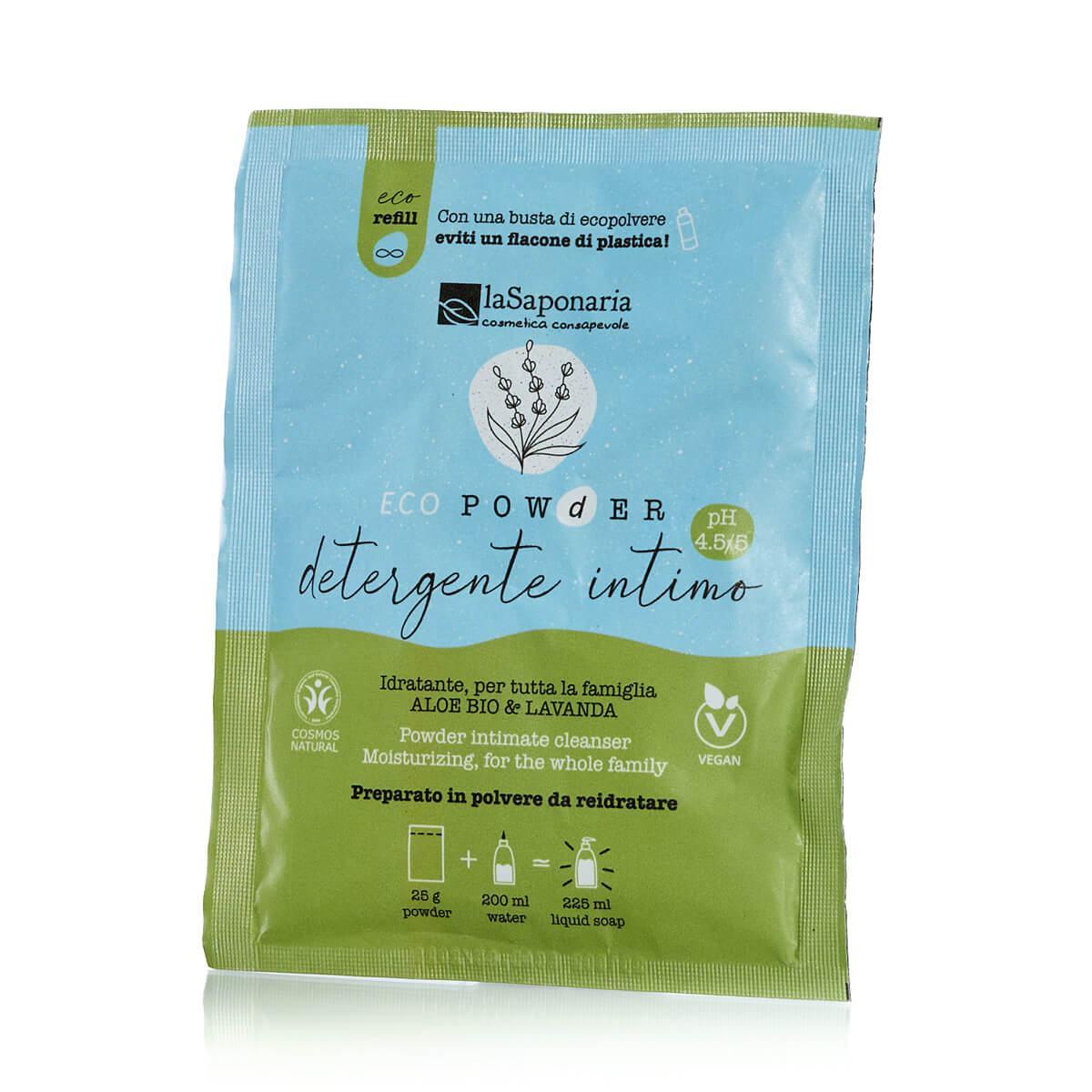 La Saponaria Detergente Intimo in Polvere - Aloe bio & Lavanda